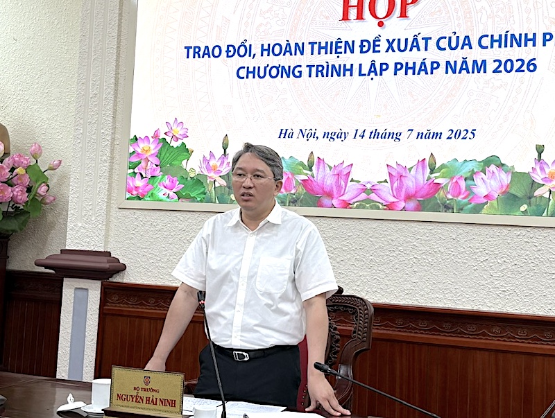 Trao đổi, hoàn thiện Đề xuất của Chính phủ về Chương trình lập pháp năm 2026